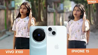 Vivo X100 vs iPhone 15 Camera Test - Shocked 🤯