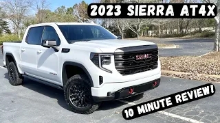 2023 GMC Sierra 1500 AT4X | 10 Minute Review