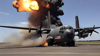 A US C-130J aircraft carrying 700 elite soldiers was shot down on the border of Iran and Yemen