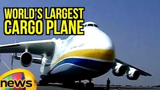 World's largest Cargo Plane Lands in Hyderabad | Antonov An-225 Mriya | Mango News