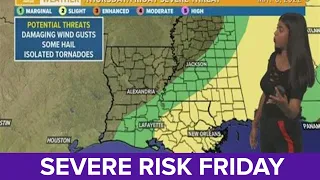 New Orleans Weather: Strong storms possible Friday