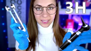 3h ASMR Doctor Roleplay, Ear Exam, Ear cleaning, Eye Exam, Cranial Nerve, Ear Wax,Personal Attenton