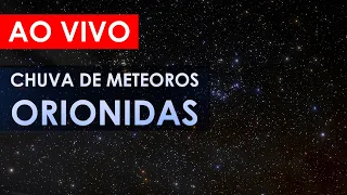 Chuva de meteoros Orionidas 2023 - Telescópio AO VIVO