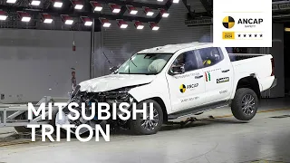ANCAP safety & crash testing a Mitsubishi Triton