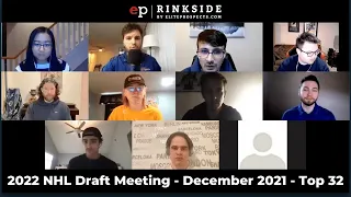 2022 NHL Draft Meeting - Top 32 - December 2021