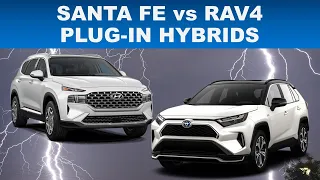 TOYOTA RAV4 PRIME vs HYUNDAI SANTA FE - WHICH PLUG-IN HYBRID SUV IS BETTER?