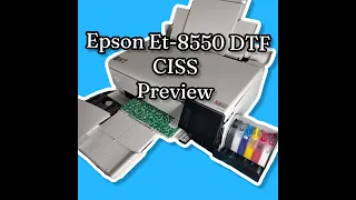 (Old Way) Epson Et-8550 CISS (Continous Ink Supply System) Installed New Way Check Desc