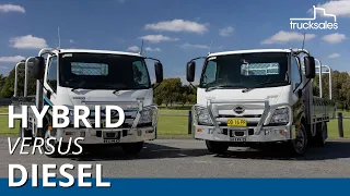 Hino 300 Series Hybrid vs Diesel 2023 Comparison | trucksales