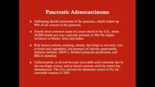 Pancreatic Cancer - CRASH! Medical Review Series