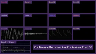 Rainbow Road - Mario Kart DS - Deconstruction with Oscilloscopes