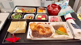 JAPAN AIRLINES JAL BUSINESS CLASS REVIEW flight CGK - NRT Jakarta - Narita June 2023