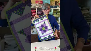 Watch our latest video to see how to make these pretty flowery quilted placemats!