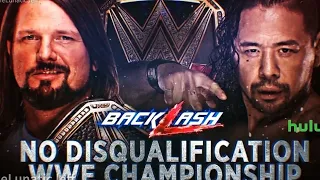 Aj styles vs Shinsuke Nakamura||Backlash 2018||