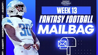 NFL Week 13 Preview: Mailbag, Latest News & Fantasy Cops! | 2022 Fantasy Football Advice