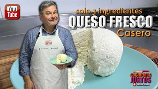 Cómo hacer "QUESO FRESCO CASERO" /  solo 3 ingredientes