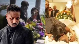 Black Panther Cast At Chadwick Boseman Memorial (Hard Not To Cry)