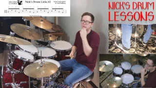 Nick's Drum Licks #2 - Nick's Drum Lessons