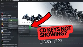 Are Your CD Keys Missing? ✔EASY FIX✔ but More Money Spent