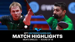 Benedikt Duda vs Noshad Alamiyan | MS R16 | WTT Contender Zagreb 2023