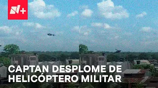 Helicóptero militar en Colombia se desploma y mueren cuatro pasajeros - N+