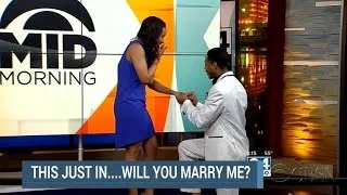 Minnesota TV reporter gets surprise proposal