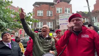 Curtis Sliwa Protest New Migrant Shelter at College Dorm / Riverdale Bronx 9.24.23