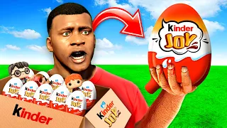 ICH öffne 100 KINDER JOY in GTA 5!!