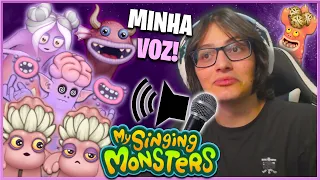 FIZ DUAS ILHAS MÁGICAS COM MINHA VOZ! E O RESULTADO FICOU IMPRESSIONANTE 😳 | My Singing Monsters