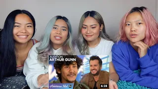 Nepalese singer Arthur Gunn in the American Idol 2020 | Reaction video