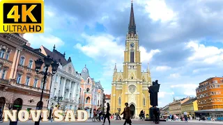 Novi Sad, Serbia Street Tour 2023 🇷🇸| Novi Sad Street Tour 4K 60fps
