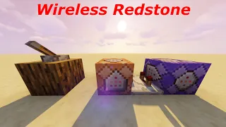 How To Make Wireless Redstone Using Commands | Minecraft 1.18.1+