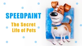 The Secret Life of Pets | How to Draw Max Speedpaint Тайная жизнь домашних животных