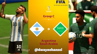 Messi stikes 2 | Argentina v Saudi Arabia | FIFA World Cup 2022 - Match 5 | dwaynehansel