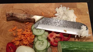DIY Nakiri knife - Nitro V steel - 61HRC