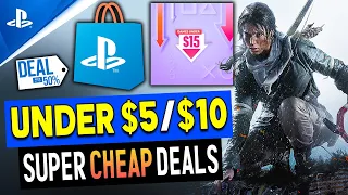 10 AMAZING PSN Game Deals UNDER $5/$10 NOW! SUPER CHEAP PS4 Games! (PSN Under $15 Sale 2022 Deals)