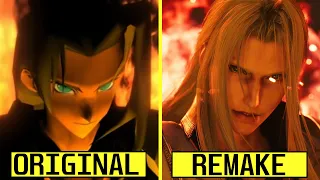 Final Fantasy VII Rebirth vs Original Scenes and Graphics Comparison | FFVII Remake 2 vs Original