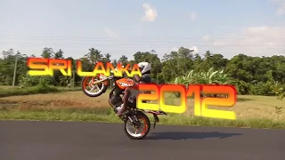 Hikka Nalaka - Stunts on Yamaha KTM Duke 200 - Sri Lanka 2012