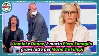 Uomini e Donne, è morto Piero Sonaglia grave lutto per Maria De Filippi