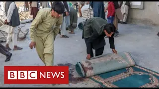 Dozens dead in bomb attack on mosque in Afghanistan - BBC News