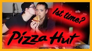 EATING PIZZA HUT FOR THE FIRST TIME EVER?!?!?!