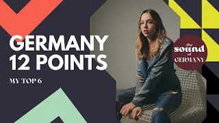 Eurovision 2022 / Germany 12 Points 🇩🇪 - My top 6