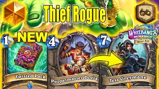 NEW Thief Rogue Is The Best Deck To Have Fun All Day At Whizbang's Workshop Mini-Set | Hearthstone