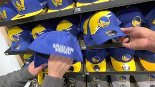 Comprando en la tienda de los warriors