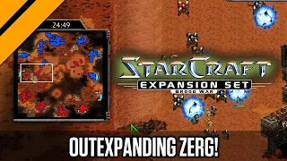 Snow Outexpanding Zerg in PvZ | Starcraft