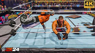 WWE 2K24 - Rob Van Dam vs. Rey Mysterio - Extreme Rules Match at Wrestlemania | PC [4K60]