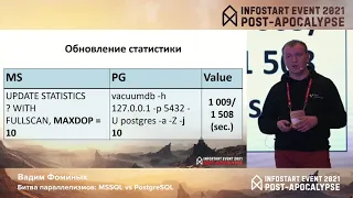 Вадим Фоминых. Битва параллелизмов MSSQL vs PostgreSQL