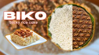 Filipino Delicacy - BIKO! (Sweet Rice Cake)