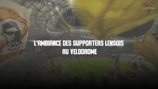 OM - RC Lens : L'ambiance de folie mise par les supporters lensois au Vélodrome