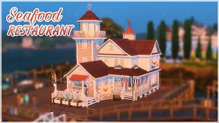 Рыбный ресторан 🦀| Симс 4: Строительство | Seafood Resturant | The Sims 4: Speed Build