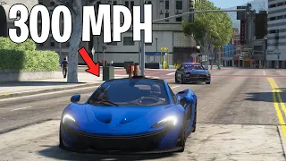 Running From The Cops In The Fastest Car on GTA 5 RP